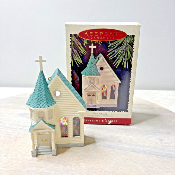 Hallmark Other - Hallmark Keepsake Church Ornament Collector’s Series Christmas w/ Box